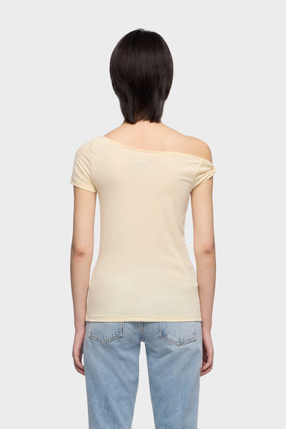 Playera Mujer Twisted Shoulder Tee | 7 for all mankind