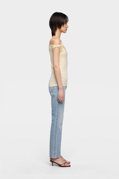 Playera Mujer Twisted Shoulder Tee | 7 for all mankind