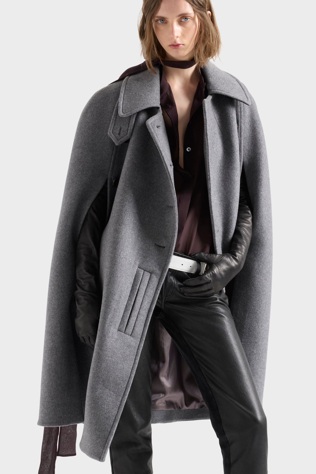 Abrigo de Mujer Tipo Capa Doble Botonadura | 7 For All Mankind