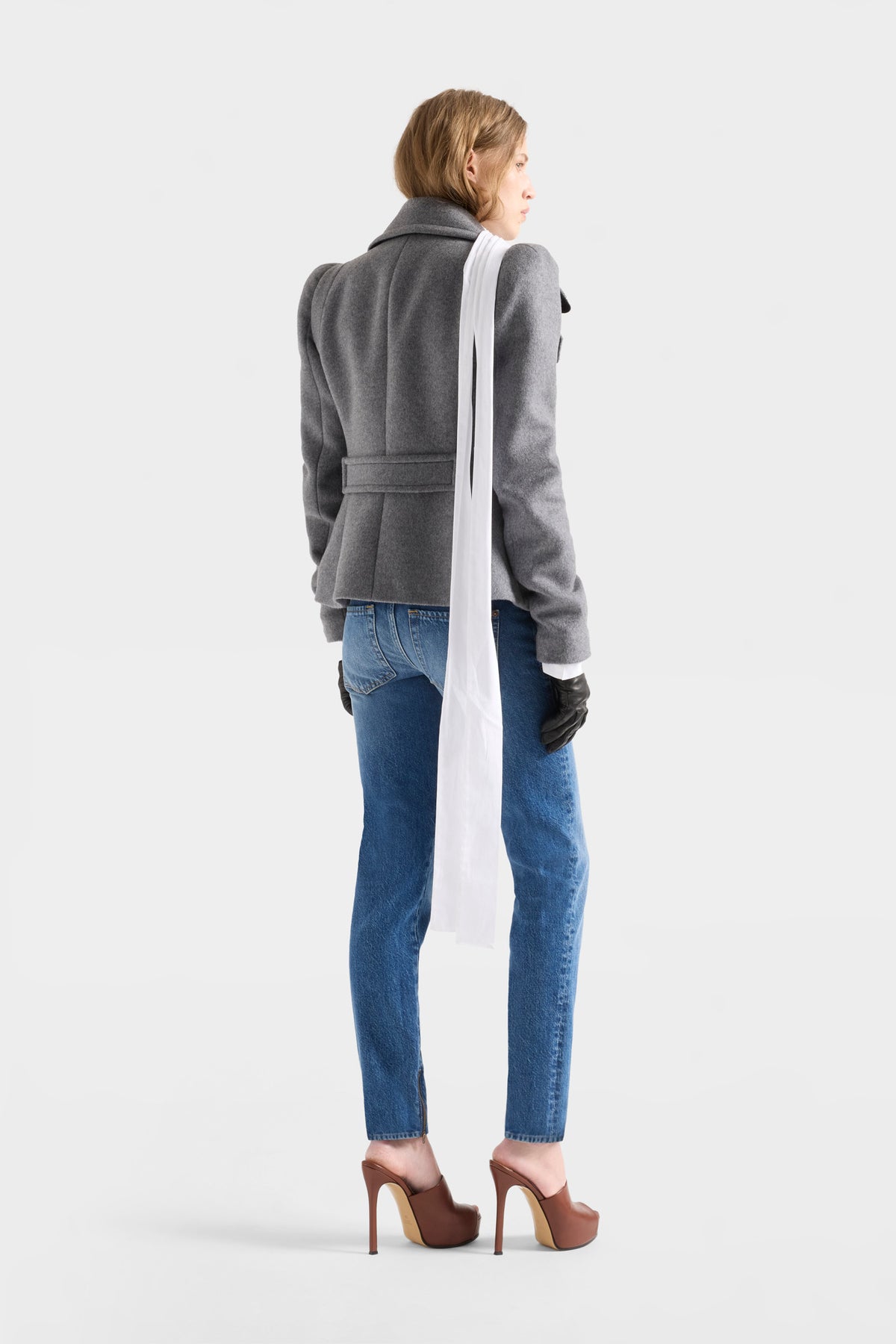 Chamarra de Mujer Hombros Marcados Doble Botonadura | 7 For All Mankind