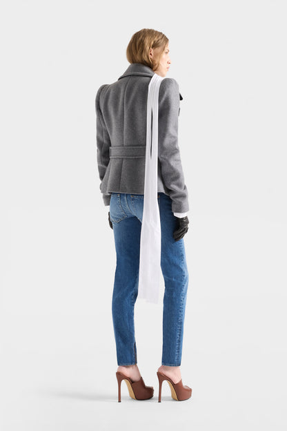 Chamarra de Mujer Hombros Marcados Doble Botonadura | 7 For All Mankind