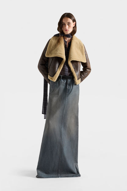 Chamarra de Mujer Shearling Cuello Alto | 7 For All Mankind