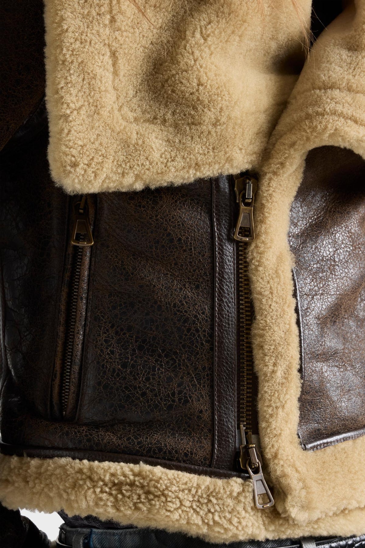 Chamarra de Mujer Shearling Cuello Alto | 7 For All Mankind