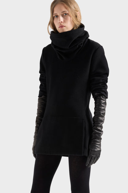 Vestido de Mujer Cuello Alto Fruncido | 7 For All Mankind