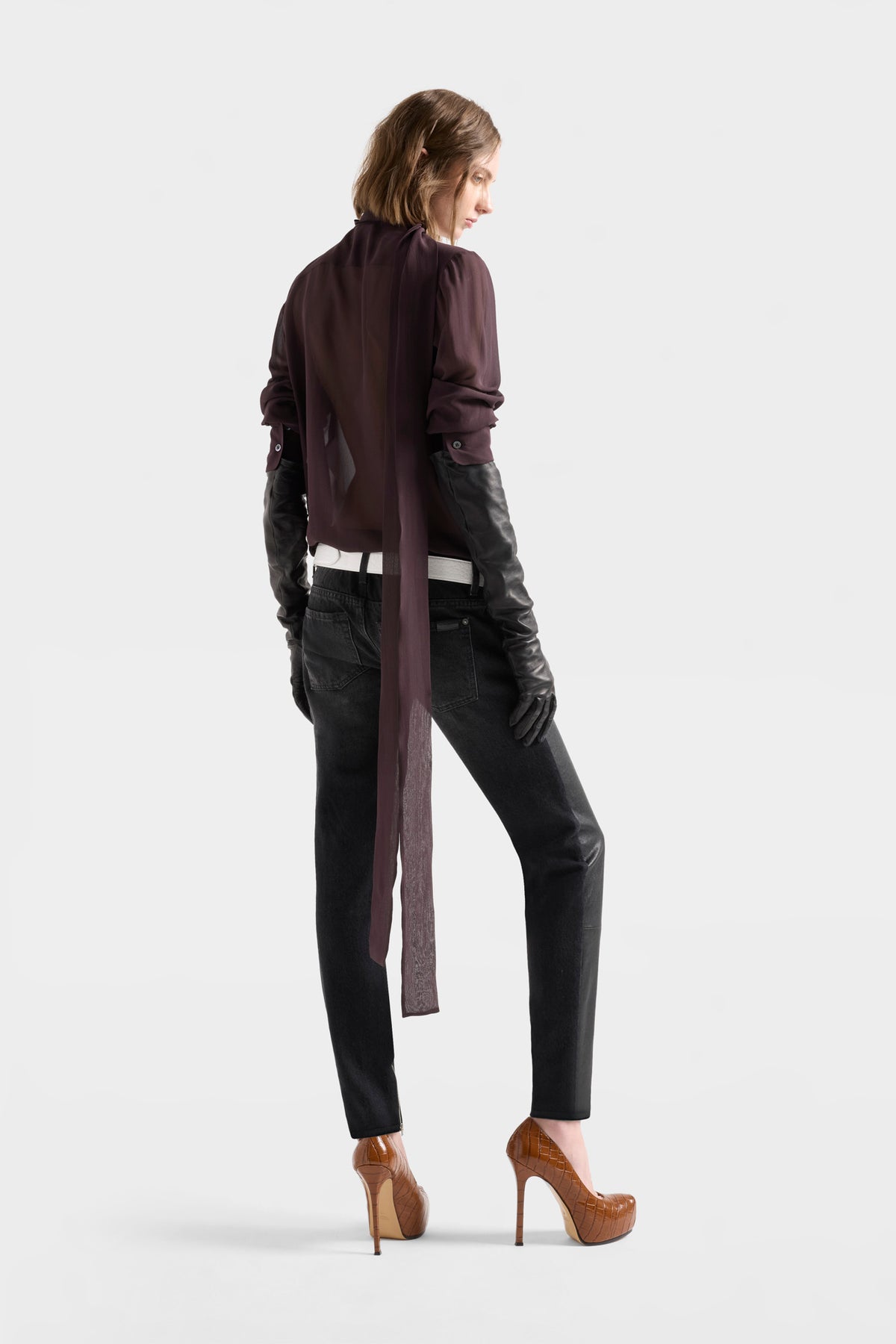 Blusa de Mujer Manga Larga con Lazo | 7 For All Mankind