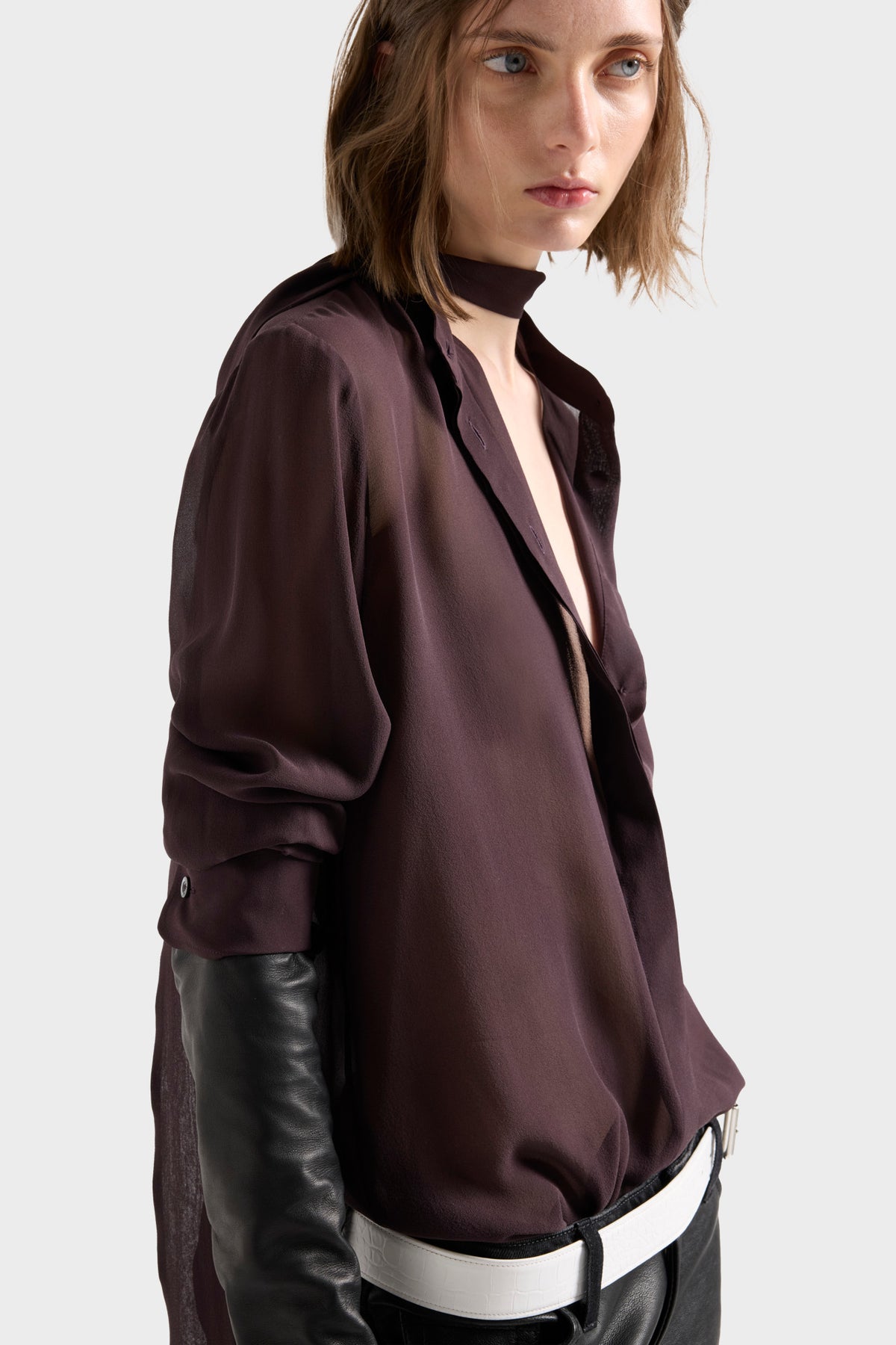 Blusa de Mujer Manga Larga con Lazo | 7 For All Mankind