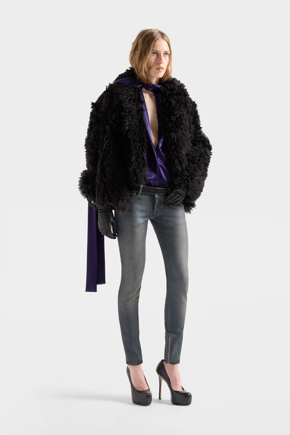 Blusa de Mujer Manga Larga con Lazo | 7 For All Mankind
