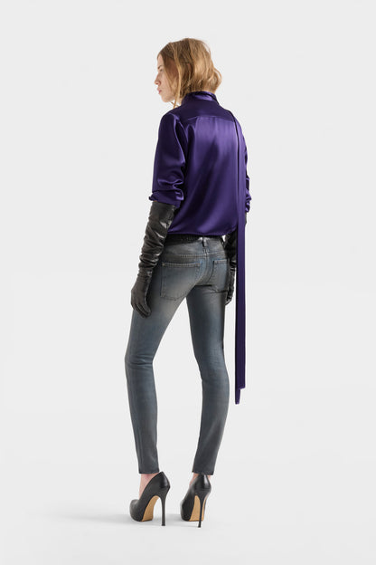 Blusa de Mujer Manga Larga con Lazo | 7 For All Mankind