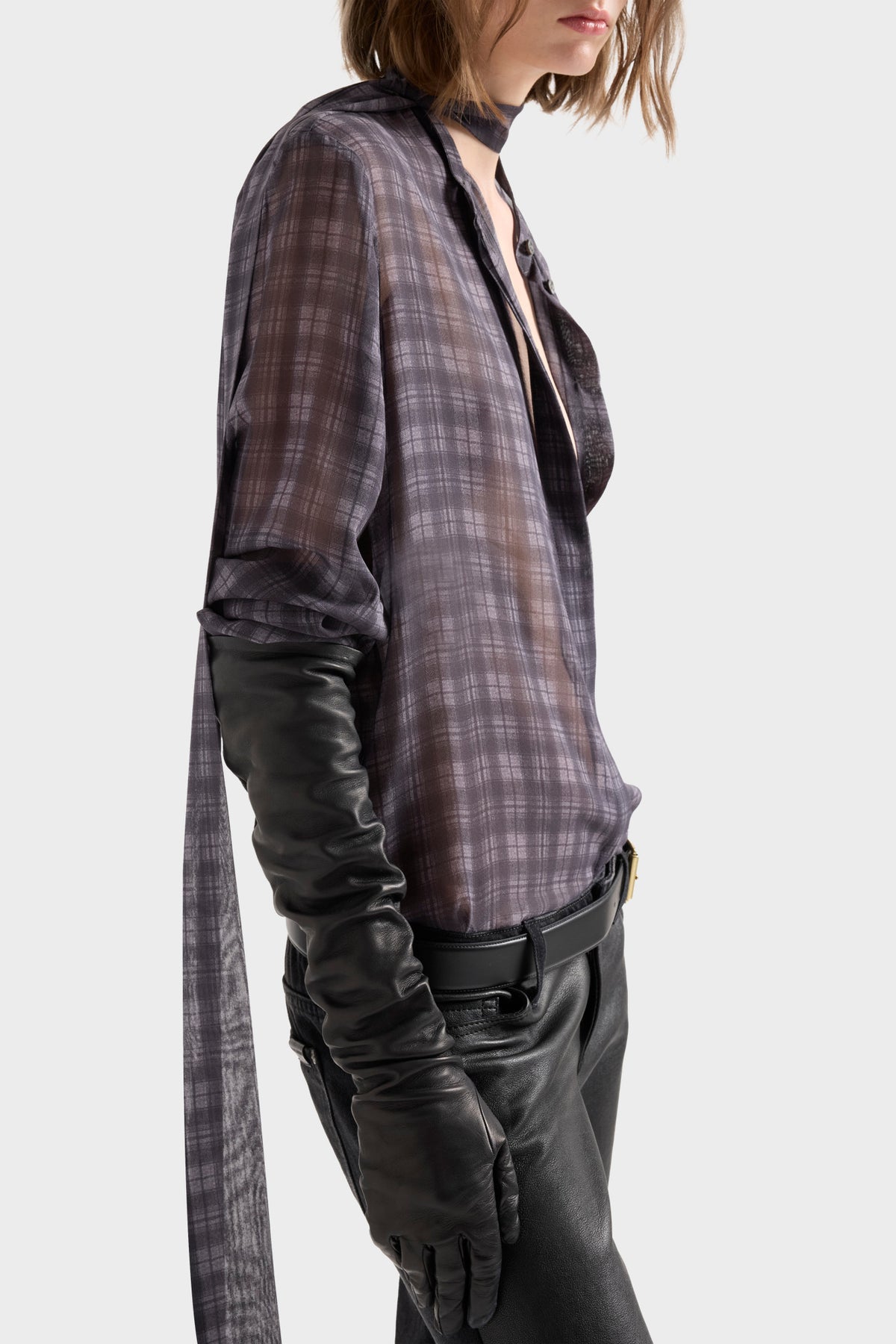 Blusa de Mujer Manga Larga con Lazo | 7 For All Mankind