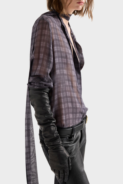 Blusa de Mujer Manga Larga con Lazo | 7 For All Mankind
