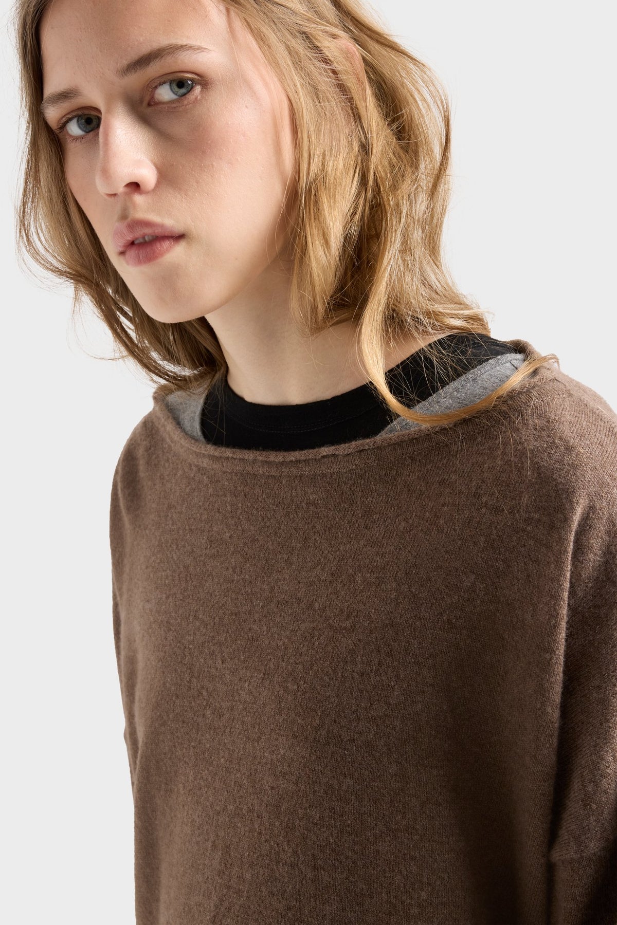 Suéter de Mujer Corto Cuello Barco | 7 For All Mankind