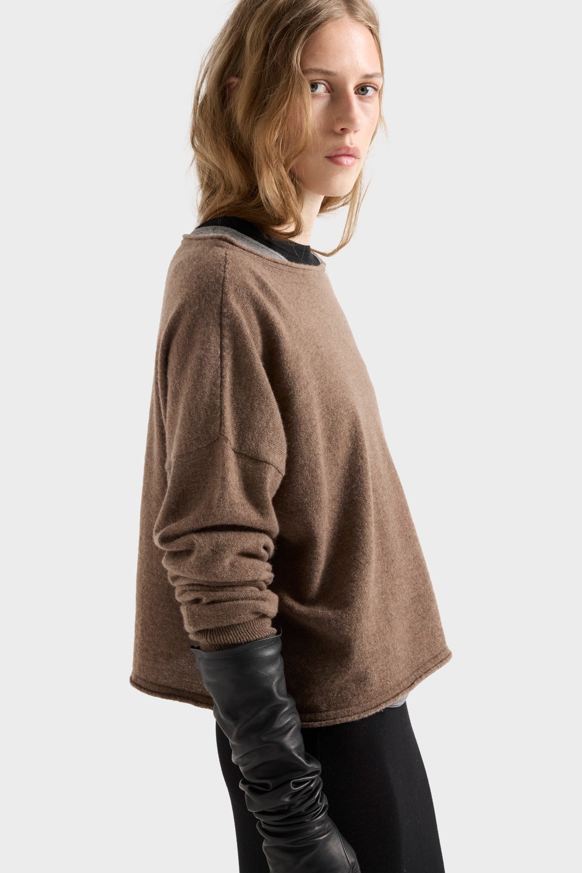 Suéter de Mujer Corto Cuello Barco | 7 For All Mankind