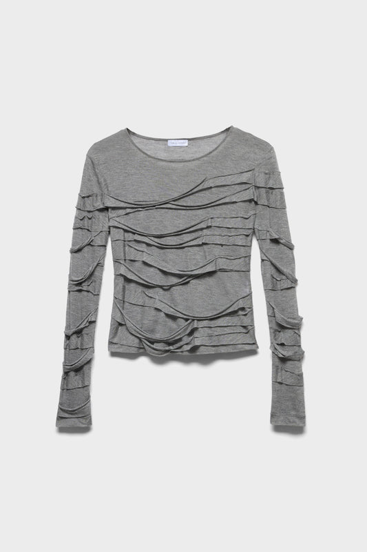 Playera de Mujer Manga Larga con Lazo | 7 For All Mankind