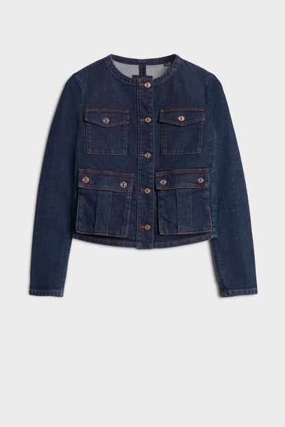 Chamarra Mujer Collarless Jacket | 7 for all mankind