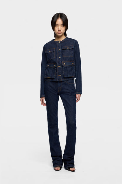 Chamarra Mujer Collarless Jacket | 7 for all mankind