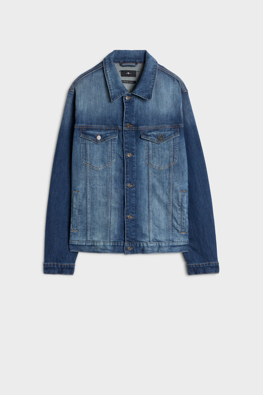 Chamarra Hombre Multicount Perfect Trucker Jacket | 7 for all mankind