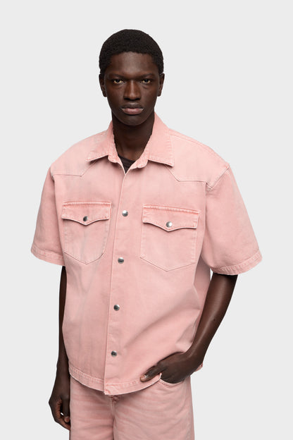Camisa Hombre Short Sleeve Western Overshirt | 7 for all mankind