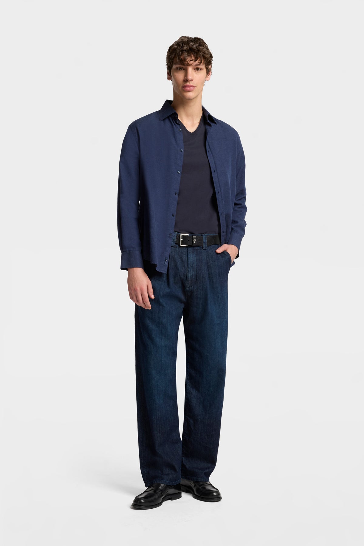 Pantalón de Hombre Airweft Pleated Trouser | 7 for all mankind