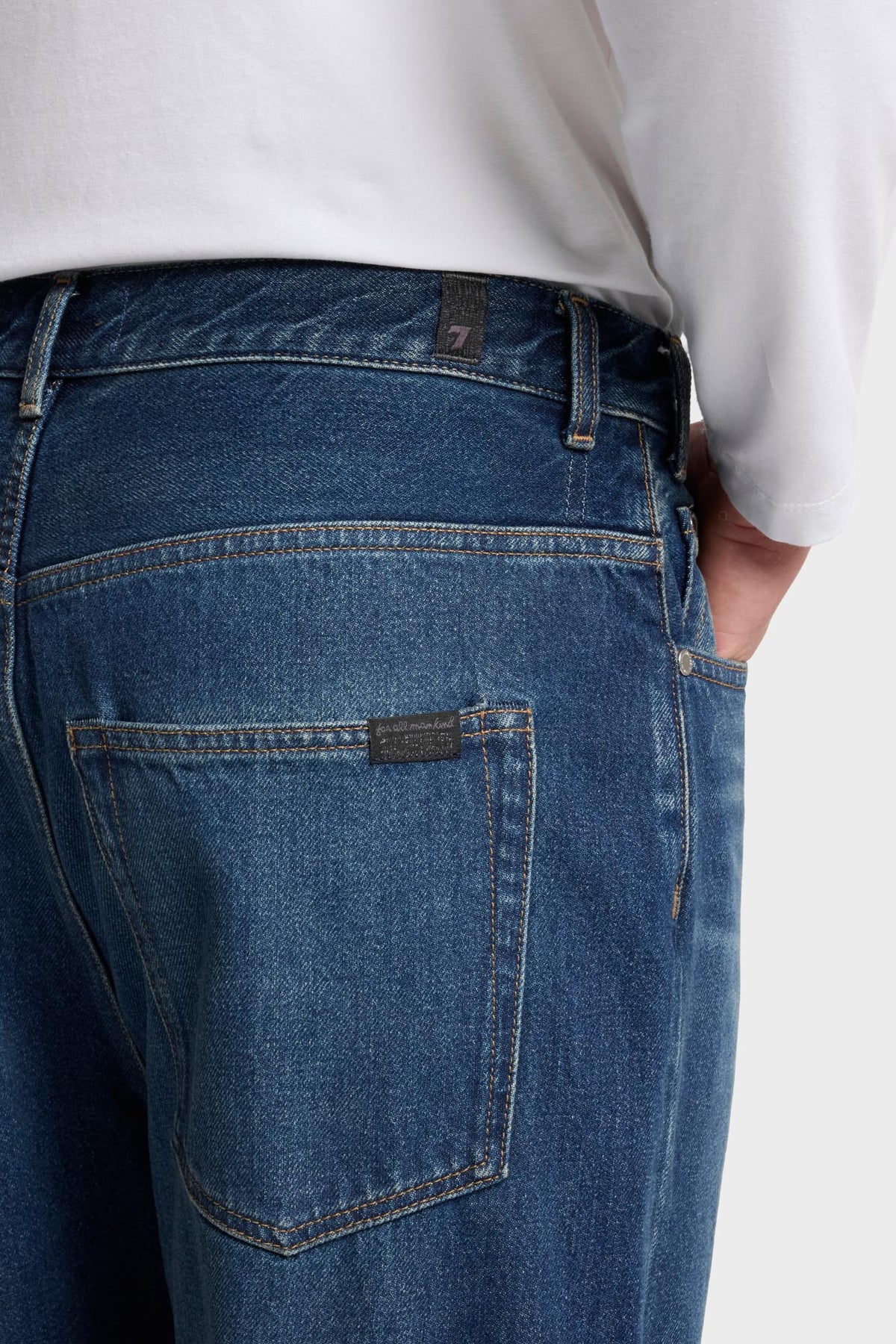 Jeans Hombre Mankind Twisted Wide Leg Jean | 7 for all mankind
