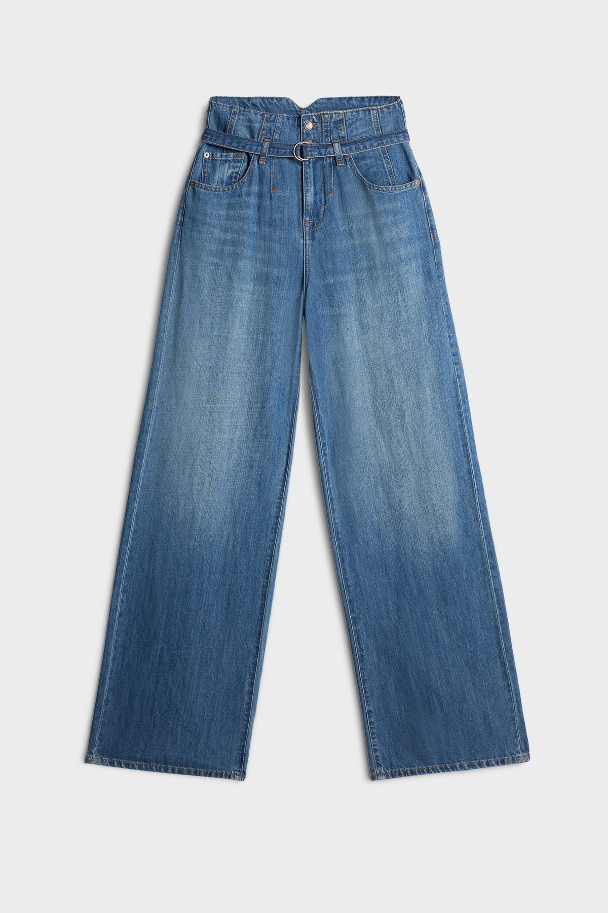 Jeans Mujer Indigo Belted Wide Leg | 7 for all mankind