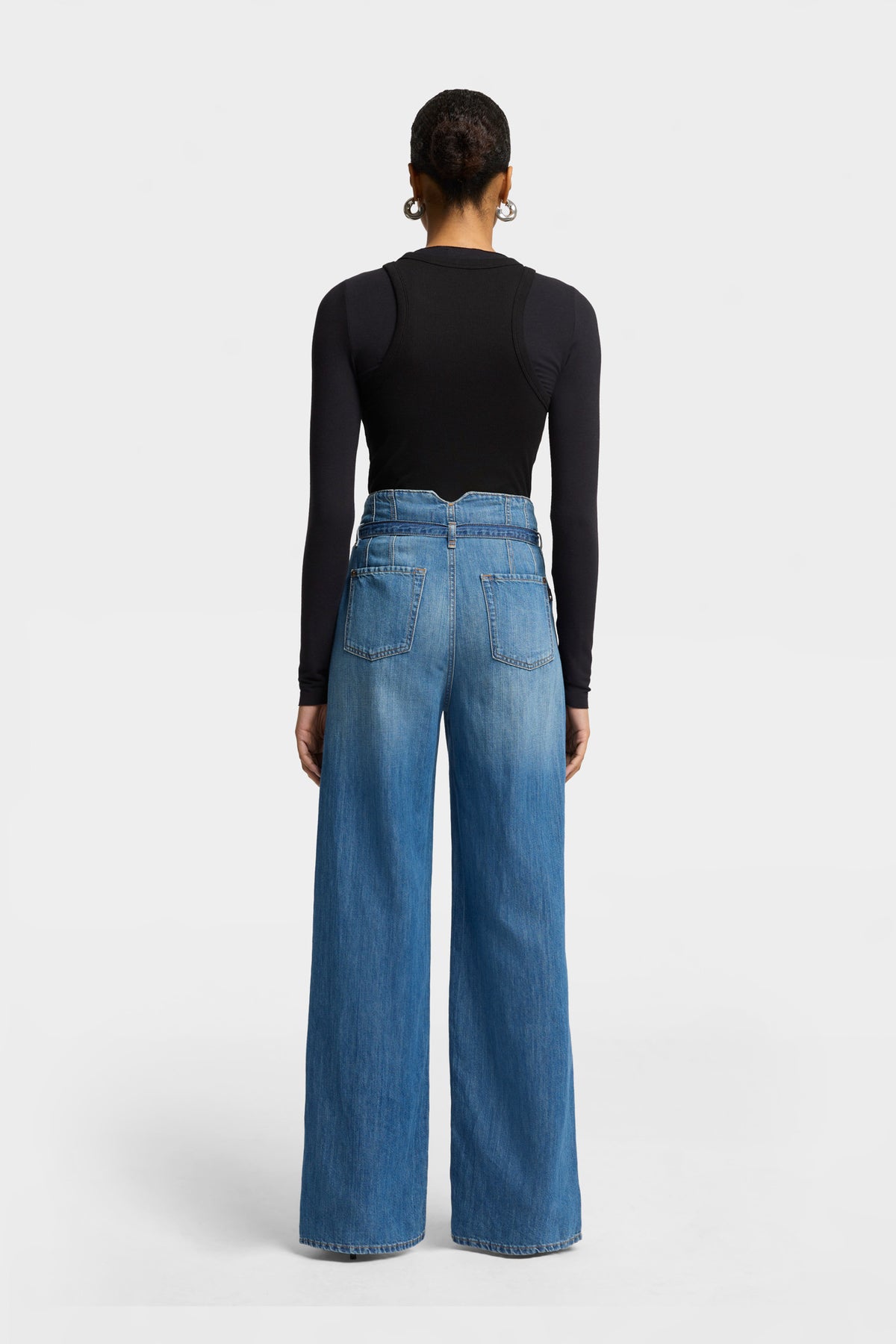 Jeans Mujer Indigo Belted Wide Leg | 7 for all mankind