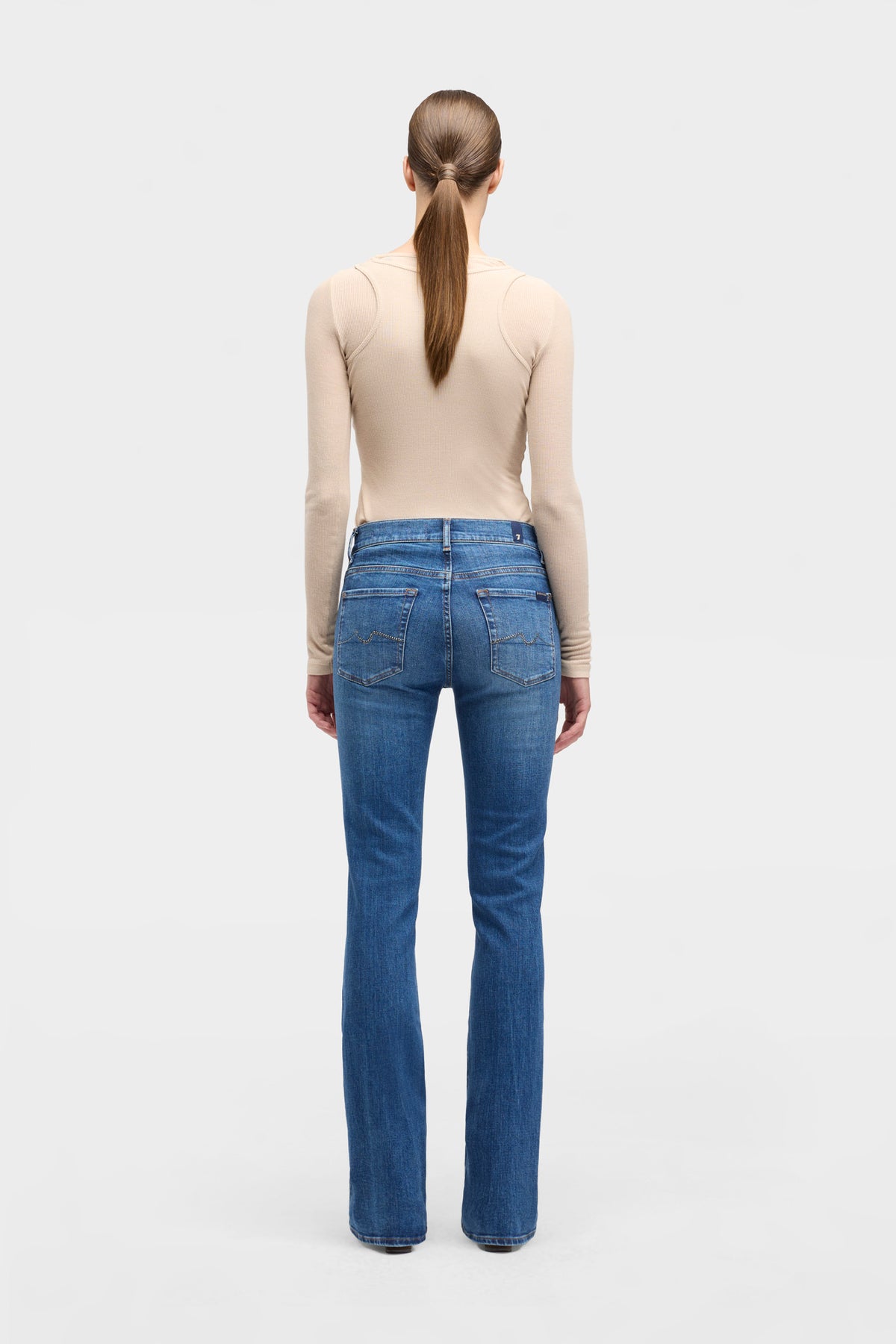 Jeans Mujer Embellished Pocket Bootcut | 7 for all mankind