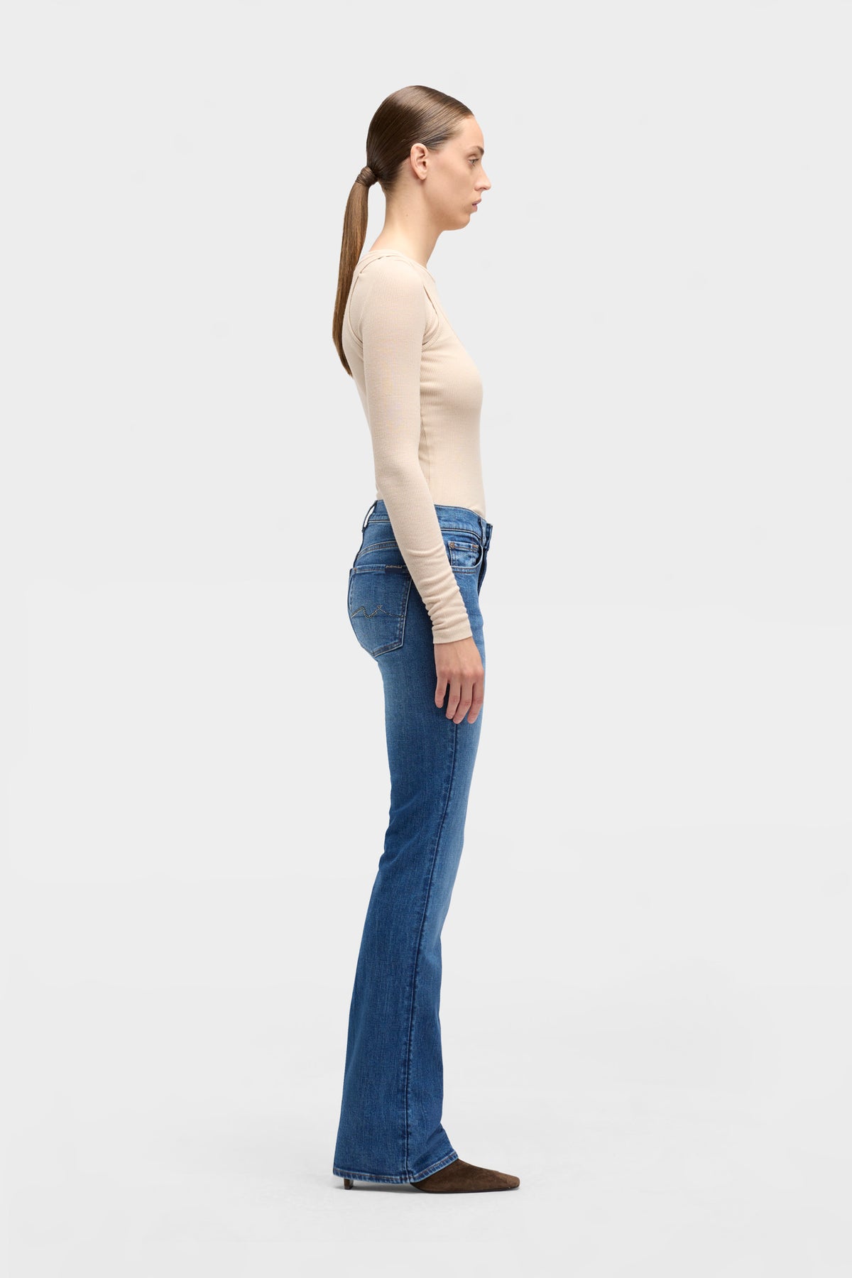 Jeans Mujer Embellished Pocket Bootcut | 7 for all mankind
