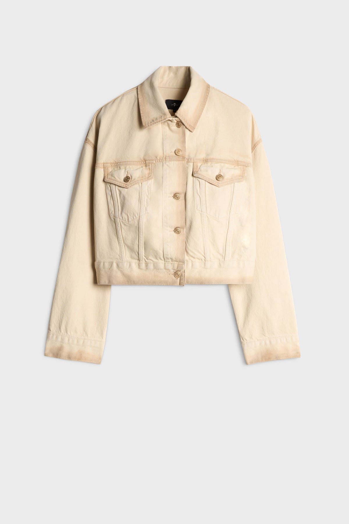 Chamarra Mujer Mankind Oli Cropped Trucker Jacket | 7 for all mankind