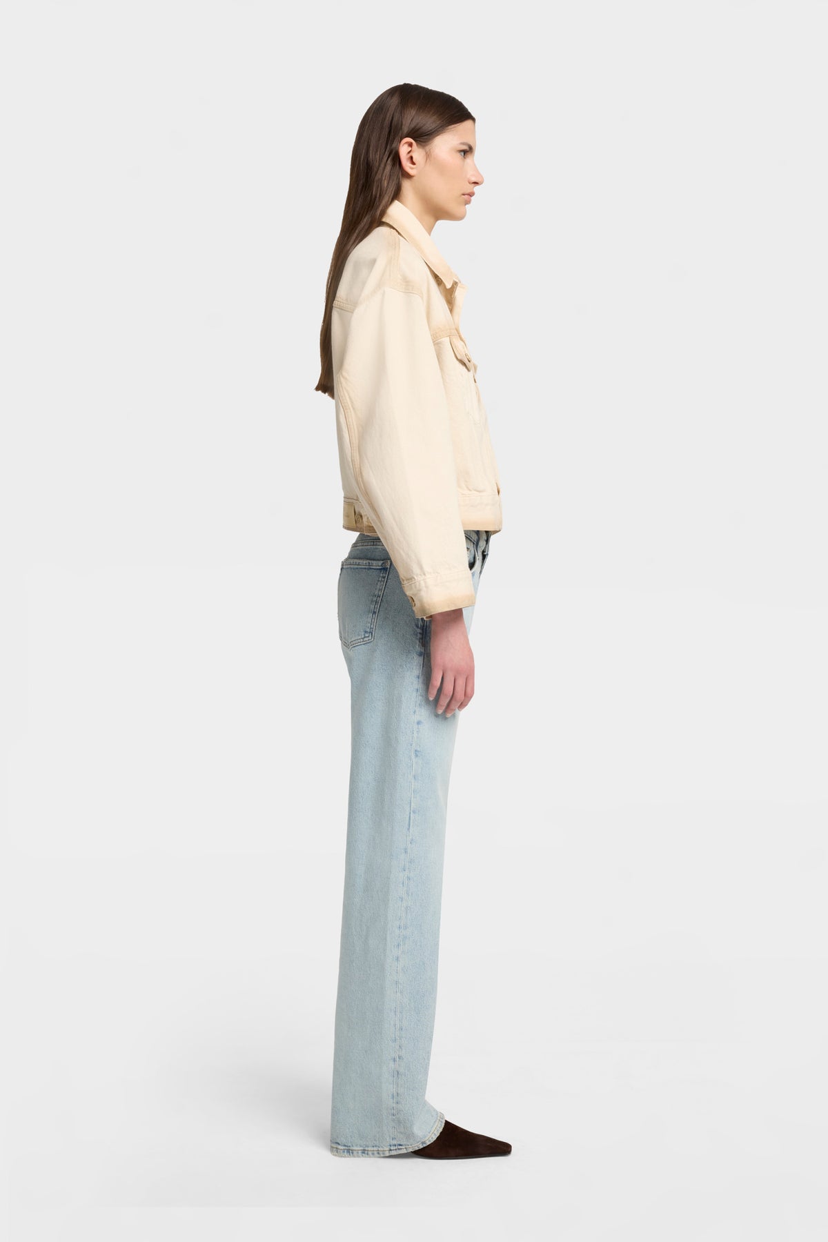 Chamarra Mujer Mankind Oli Cropped Trucker Jacket | 7 for all mankind