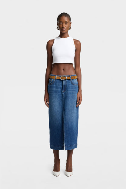 Falda Mujer Amber Midi Skirt | 7 for all mankind