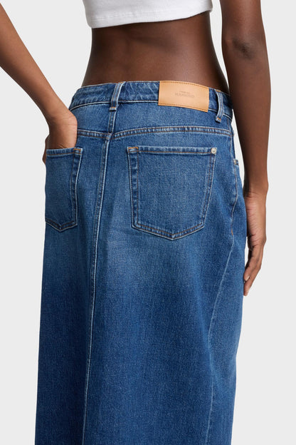 Falda Mujer Amber Midi Skirt | 7 for all mankind