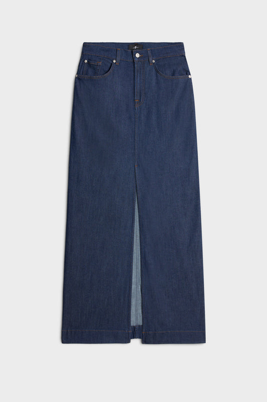 Falda Mujer Weightless Front Slit Maxi Skirt | 7 for all mankind