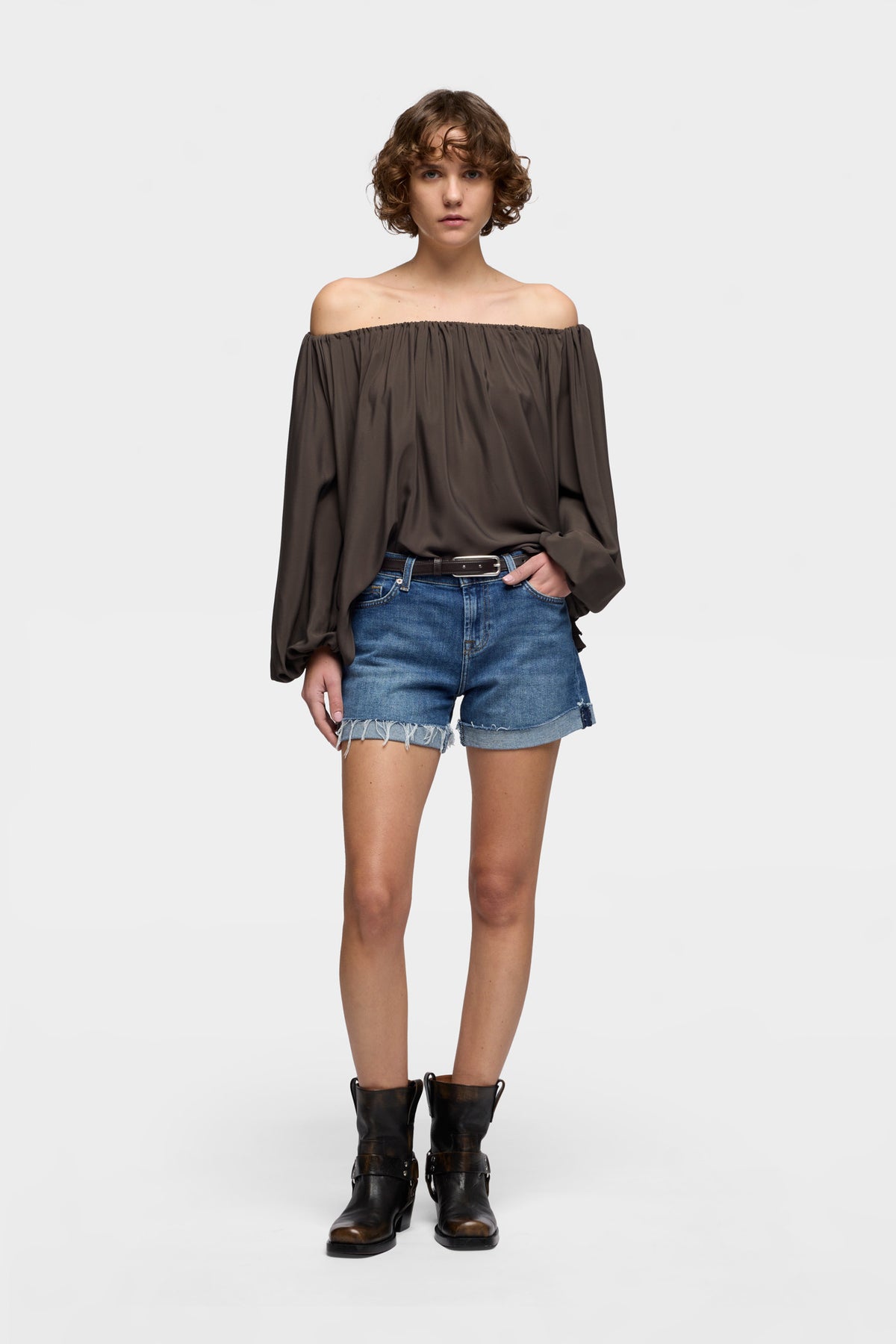 Shorts de Mujer Mid Roll Short | 7 for all mankind