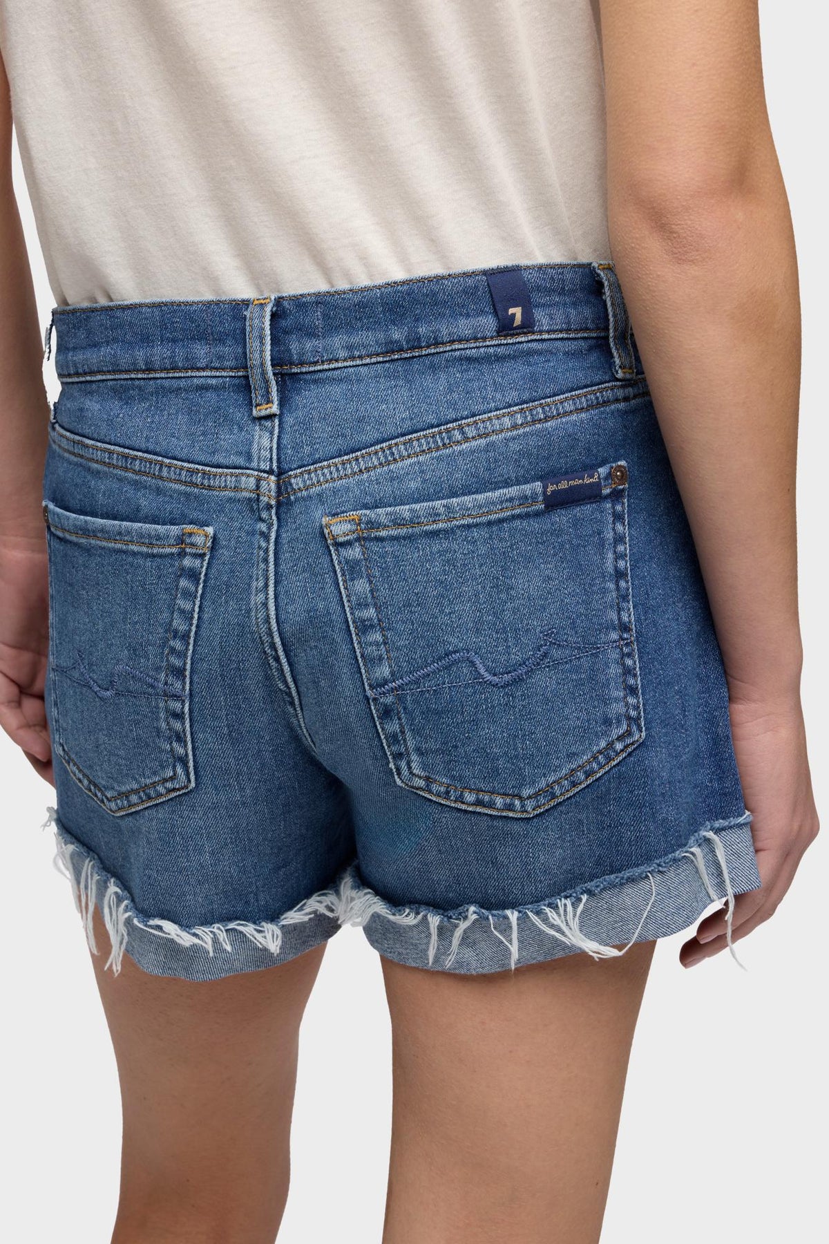 Shorts de Mujer Mid Roll Short | 7 for all mankind