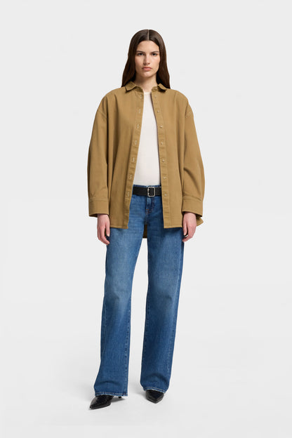 Camisa Mujer Comfort Twill Nina Relaxed Overshirt | 7 for all mankind