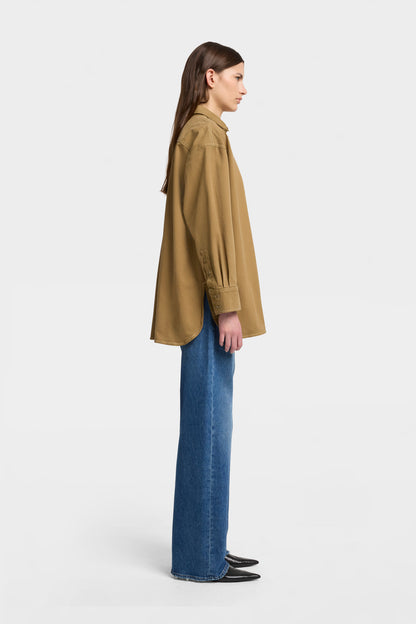 Camisa Mujer Comfort Twill Nina Relaxed Overshirt | 7 for all mankind