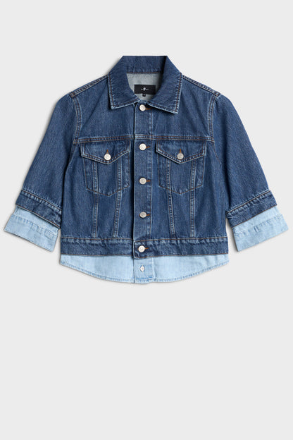 Chamarra Mujer Trucker Jacket | 7 for all mankind