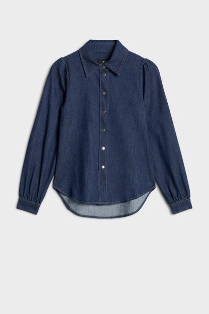Camisa Mujer Puff Sleeve Shirt | 7 for all mankind