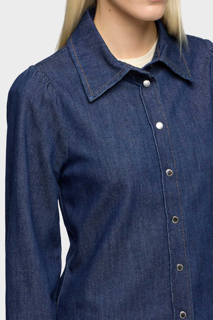 Camisa Mujer Puff Sleeve Shirt | 7 for all mankind