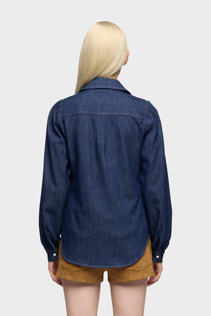 Camisa Mujer Puff Sleeve Shirt | 7 for all mankind