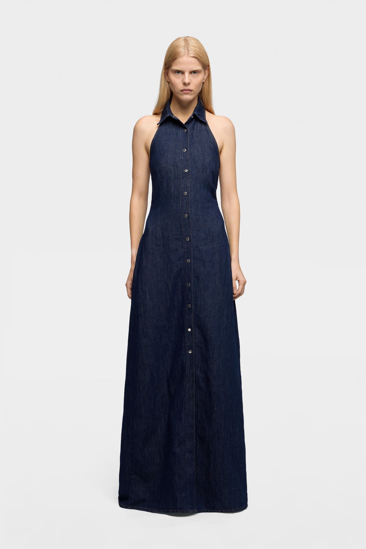Vestido Mujer Halter Maxi Dress | 7 for all mankind