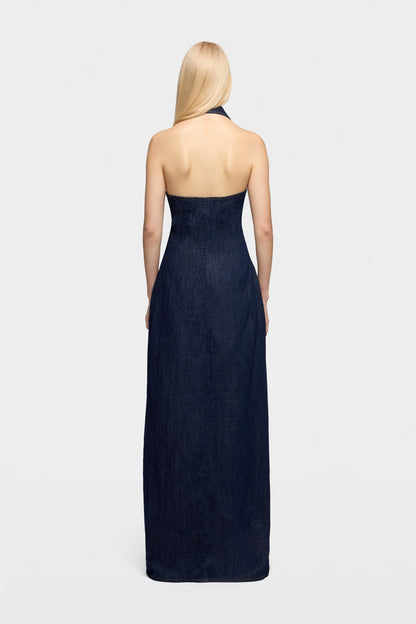 Vestido Mujer Halter Maxi Dress | 7 for all mankind
