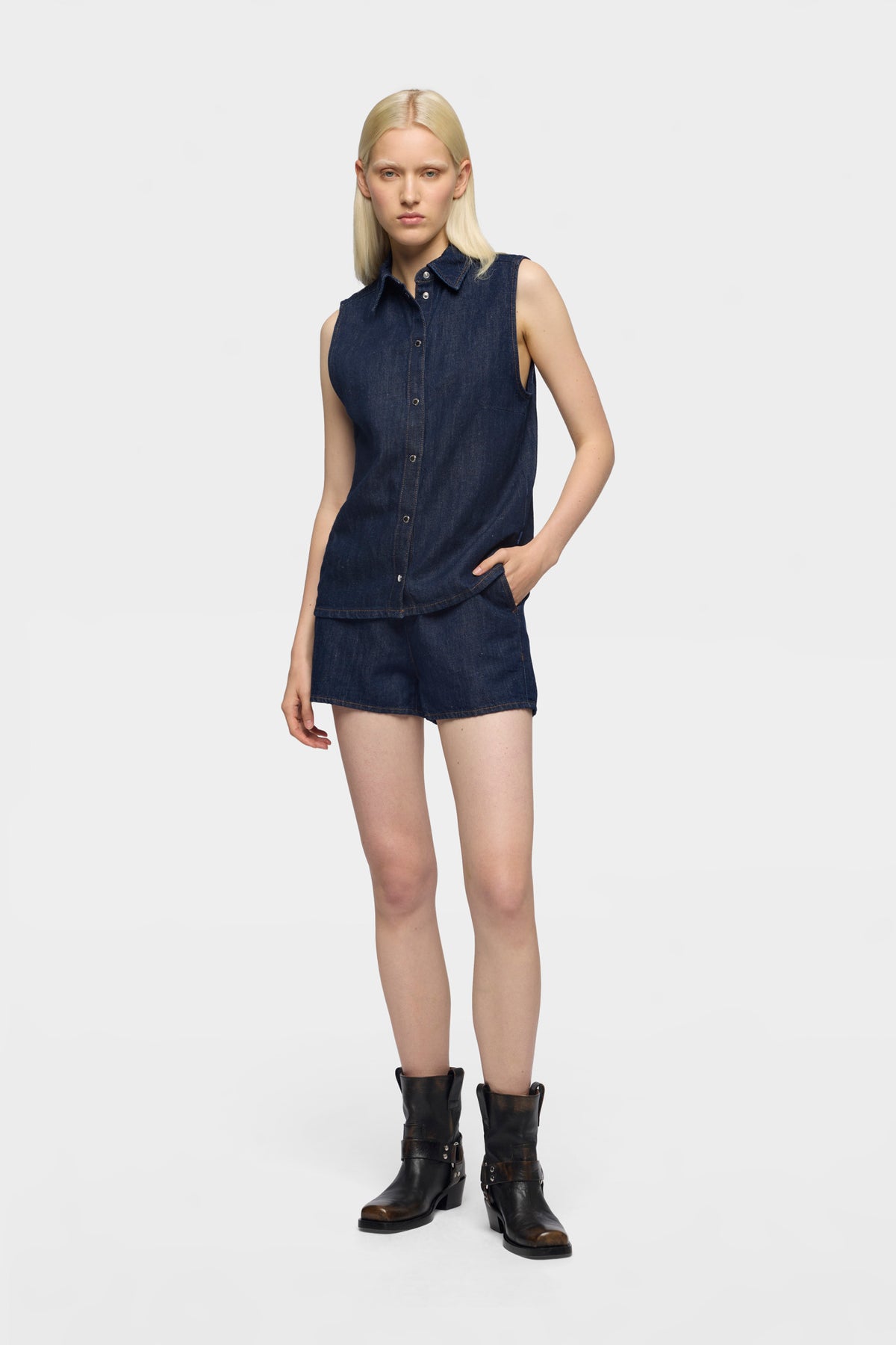 Blusa Mujer Sleeveless Shirt | 7 for all mankind