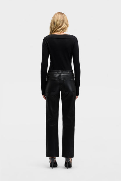 Pantalón de Mujer Coated Calie Straight | 7 for all mankind