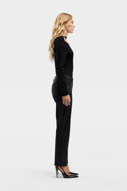 Pantalón de Mujer Coated Calie Straight | 7 for all mankind