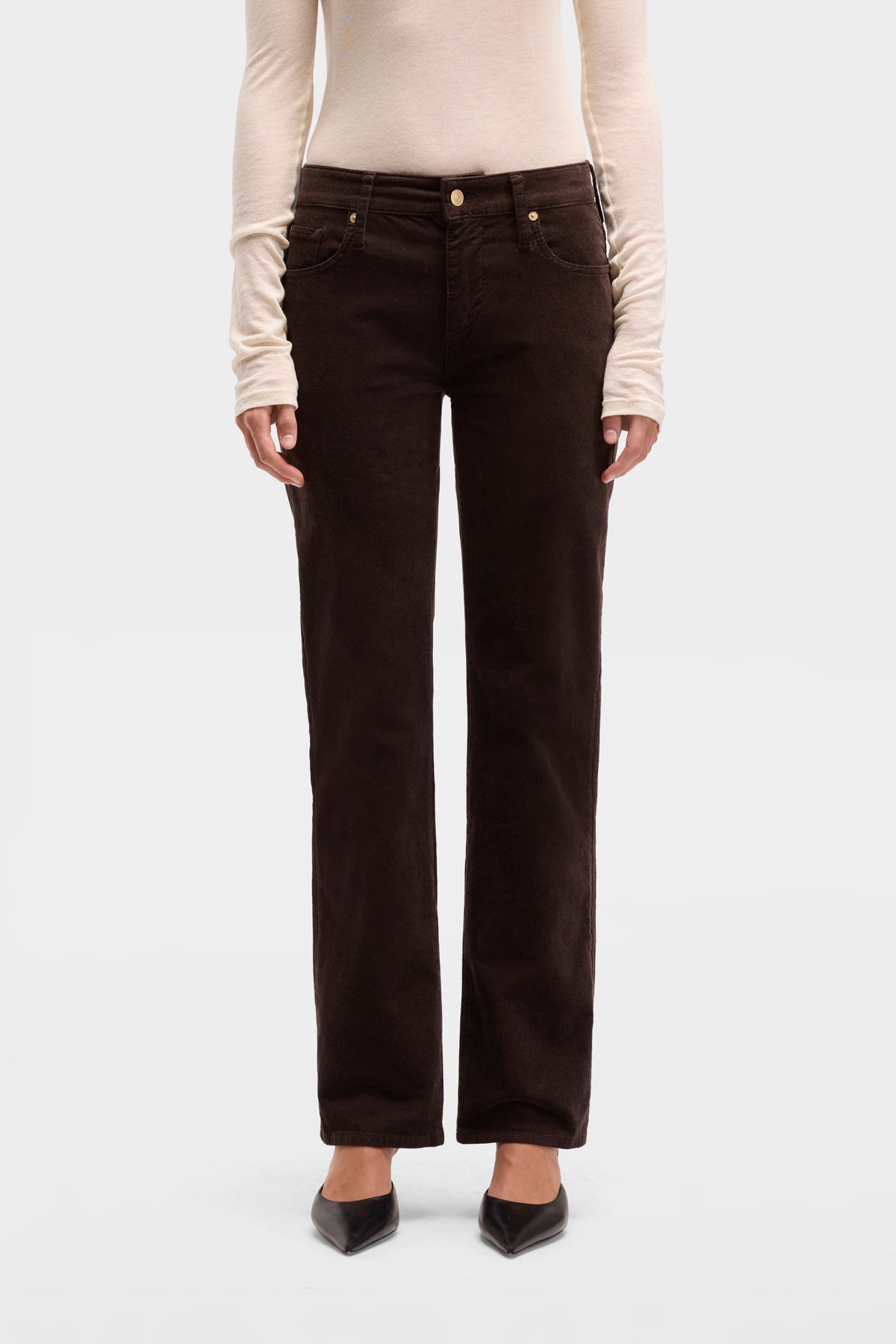 Pantalón de Mujer Corduroy Calie Straight | 7 for all mankind