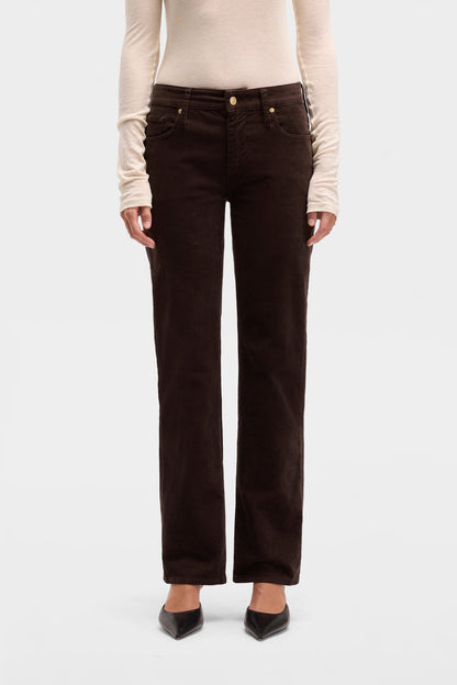 Pantalón de Mujer Corduroy Calie Straight | 7 for all mankind