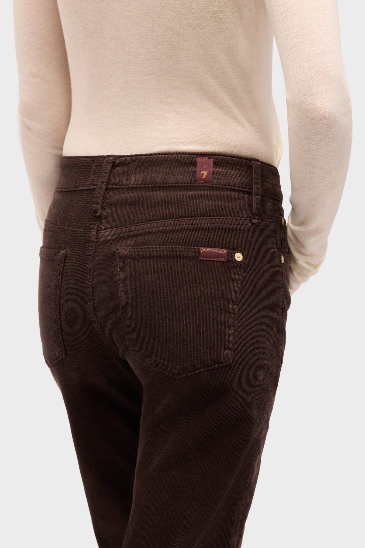Pantalón de Mujer Corduroy Calie Straight | 7 for all mankind