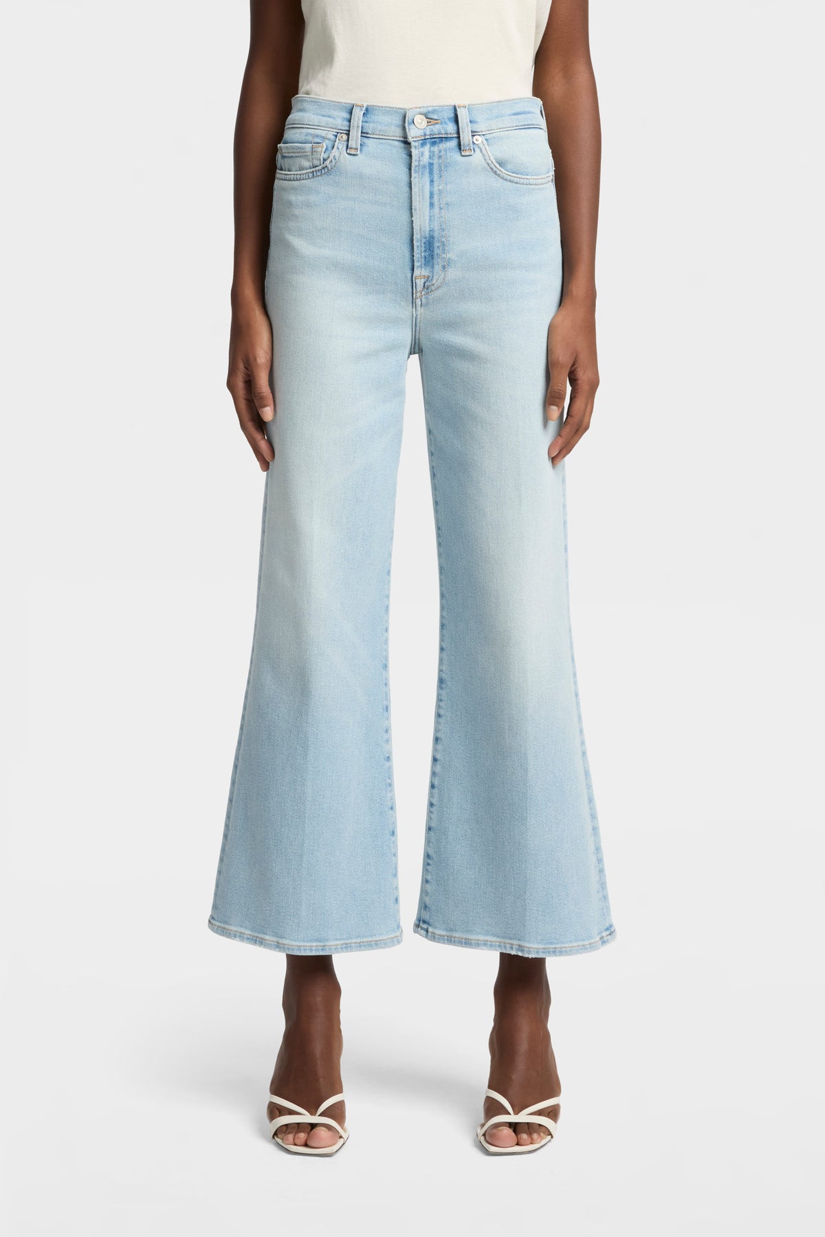 Jeans de Mujer Luxe Vintage Ultra High Rise Cropped Jo | 7 for all mankind