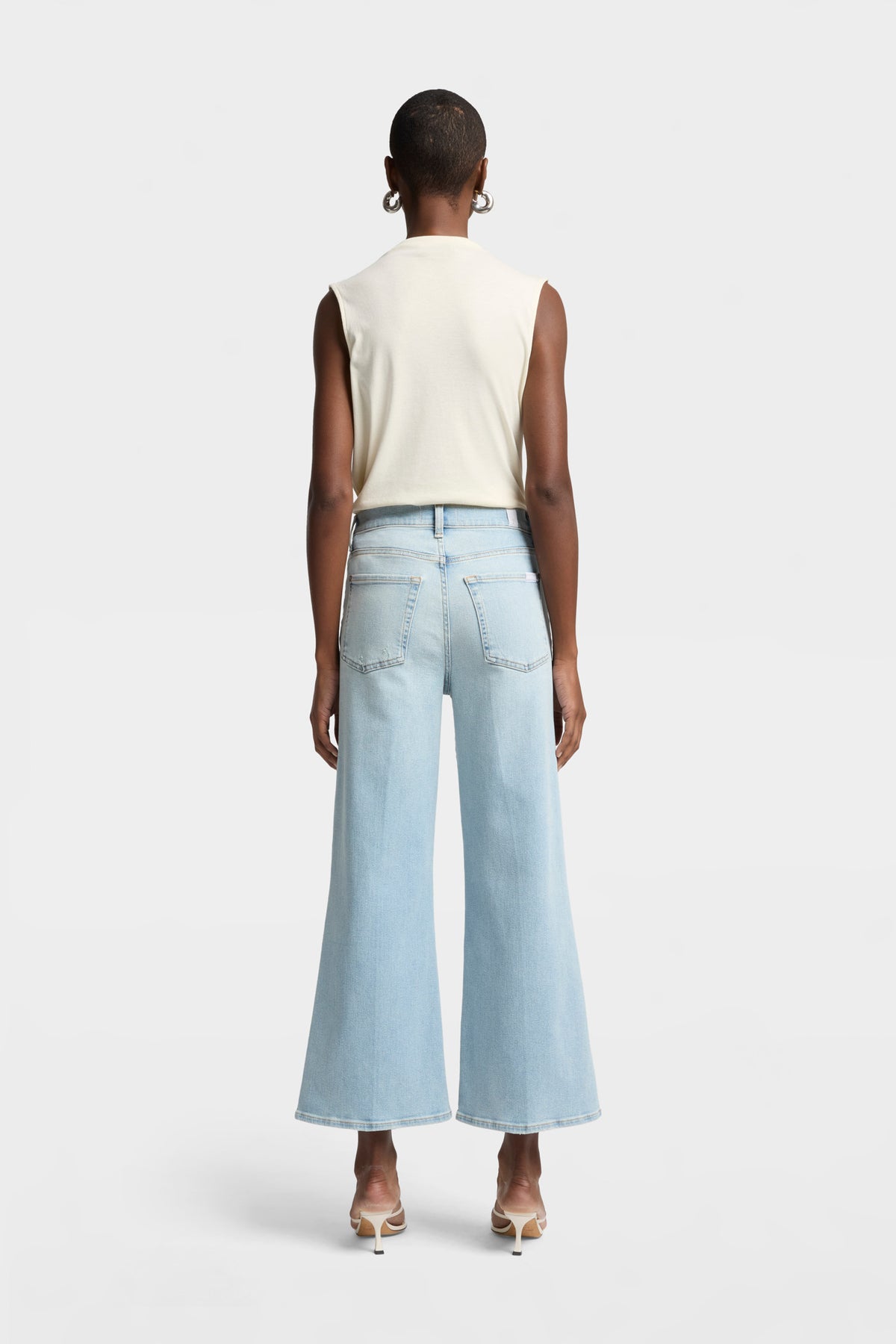 Jeans de Mujer Luxe Vintage Ultra High Rise Cropped Jo | 7 for all mankind